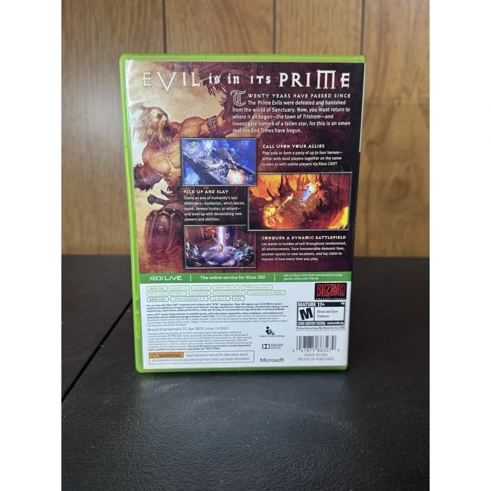 Diablo III (Microsoft Xbox 360, 2013) – Pre-Owned